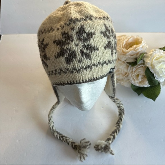 Everest Designs of Nepal Wool w Ear Flaps Hat - Picture 2 of 10